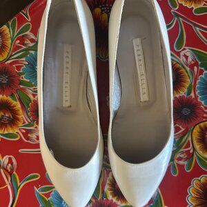 Classic 80's White Patent Low Heel